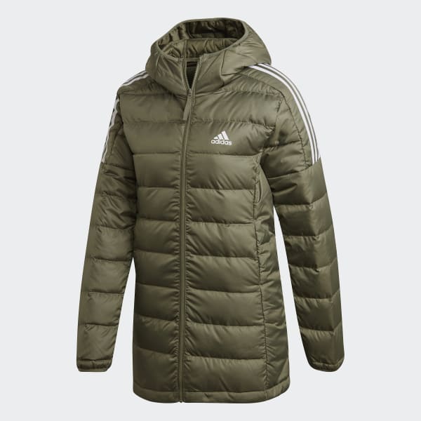 Adidas light down hooded jacket clearance