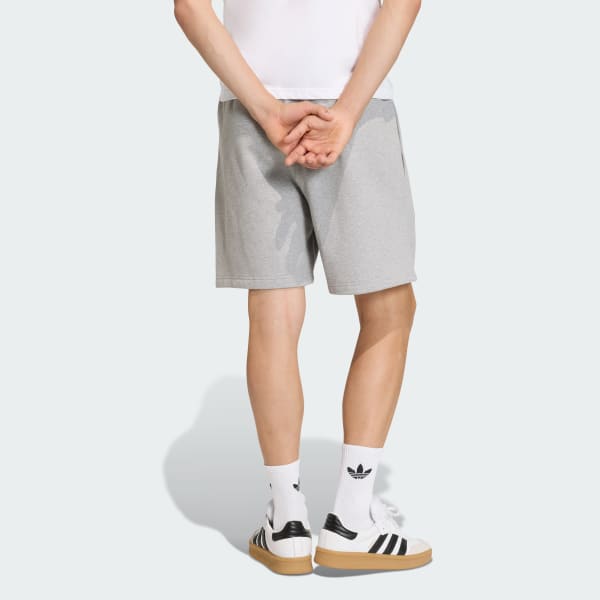 gris SHORT MOLLETON TREFOIL ESSENTIALS 17,8 CM