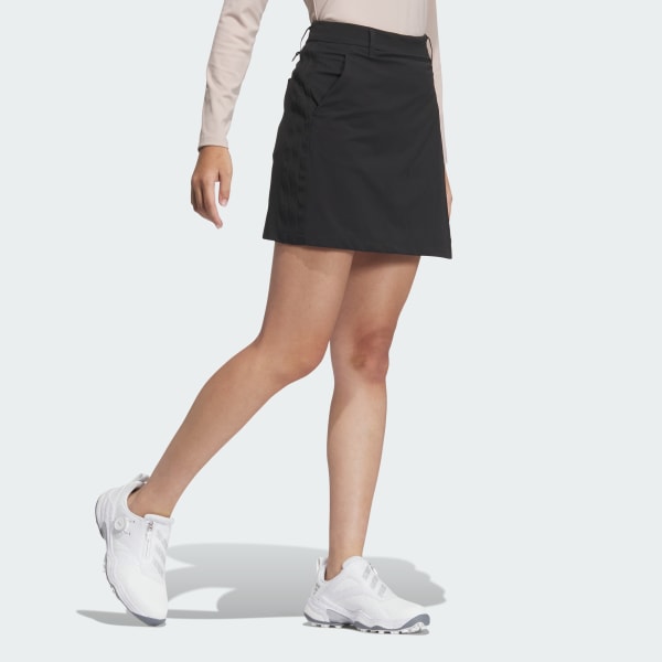 Black Pocket Detail Stretch Skirt