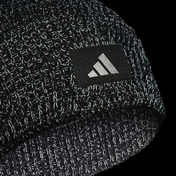 Schwarz COLD.RDY Reflective Running Mütze