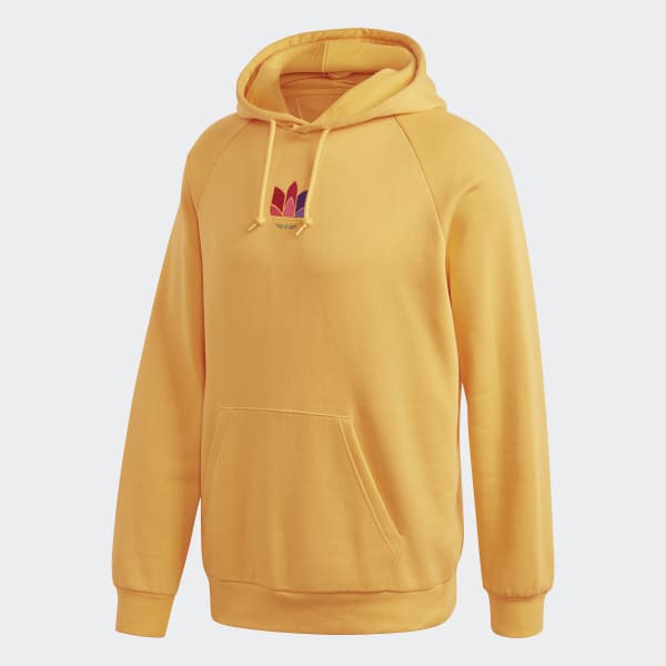 3d trefoil graphic sweat hoodie