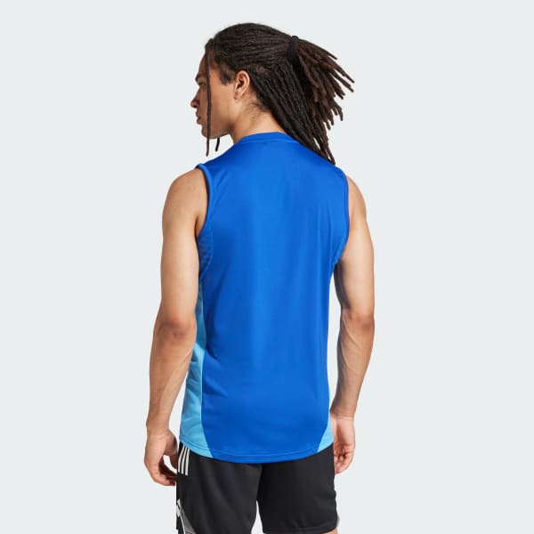 Azul Camisa Sem Mangas Tiro 25 Competition