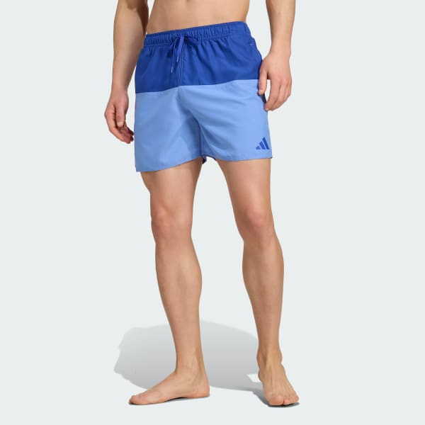 Blauw 5-inch Zwemshort met kleurblok