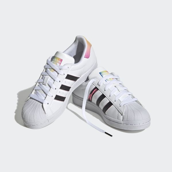 adidas superstar primeknit kids white