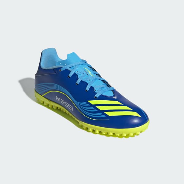 Azul Botines F50 Messi Club para Pasto Artificial