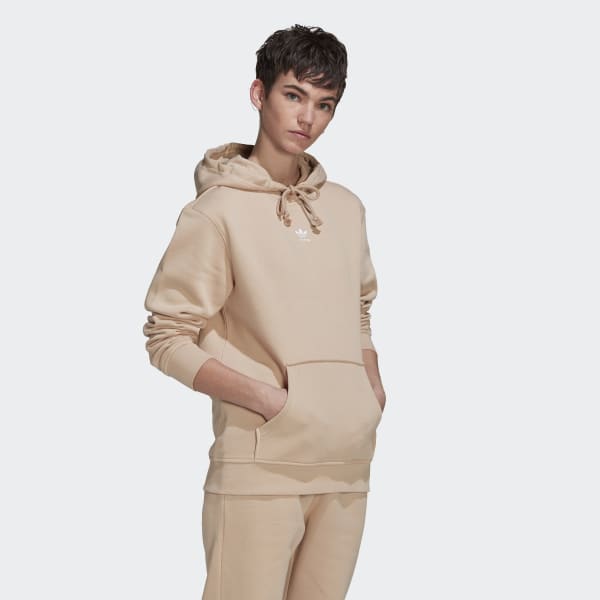 Bege Moletom Capuz Fleece Adicolor Essentials KOK90