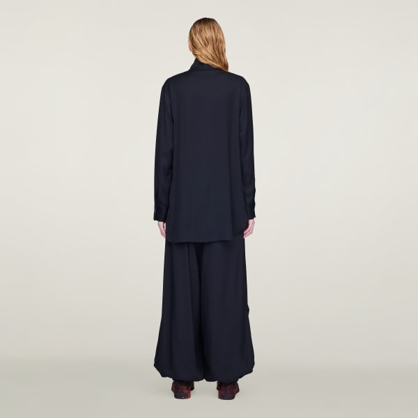 【Adidasコリア】 Y-3 Rayon Twill Wide Pants ADIDAS ORIGINALS + Y-3 twill wide-leg pants | NET-A-PORTER