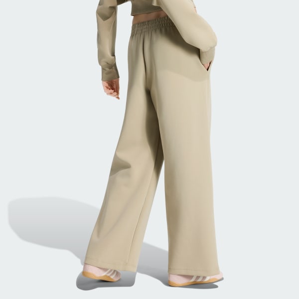 Brown SOFT LUX STRAIGHT LEG PANTS