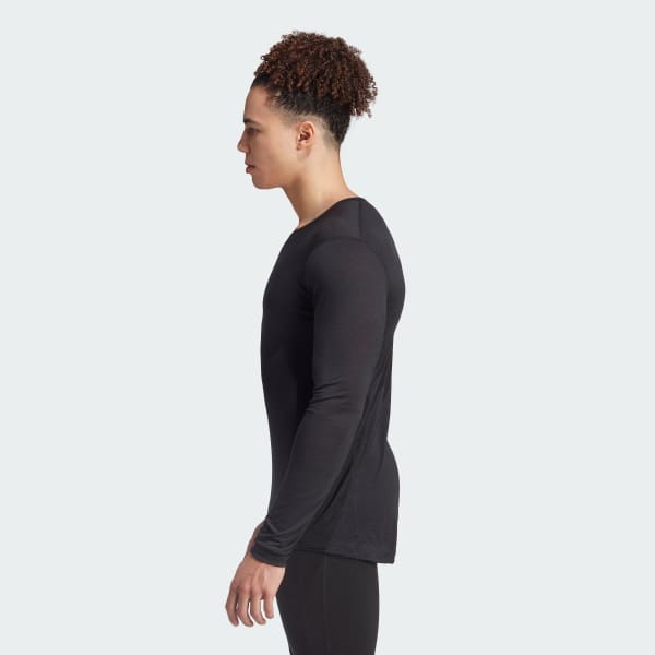 Negro Playera Capa Base Manga Larga Terrex Xperior Merino 150