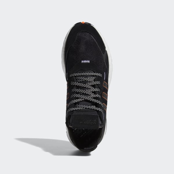 adidas nite jogger black and orange