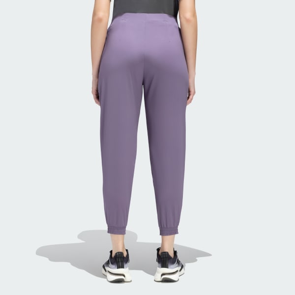 Purple AEROREADY Train Essentials Minimal Branding Woven Pants