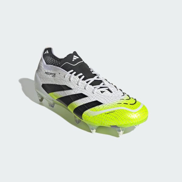 Blanco Zapatos de Fútbol para Terreno Suave Predator Elite