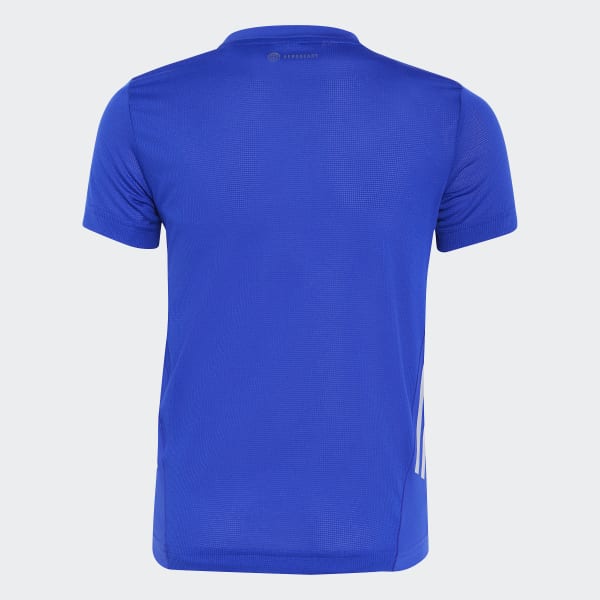 modrá Tričko AEROREADY 3-Stripes