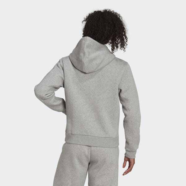 adidas ALL SZN Fleece Full-Zip Hoodie - Grey | Women's Lifestyle | adidas US