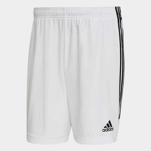 White adidas soccer store shorts