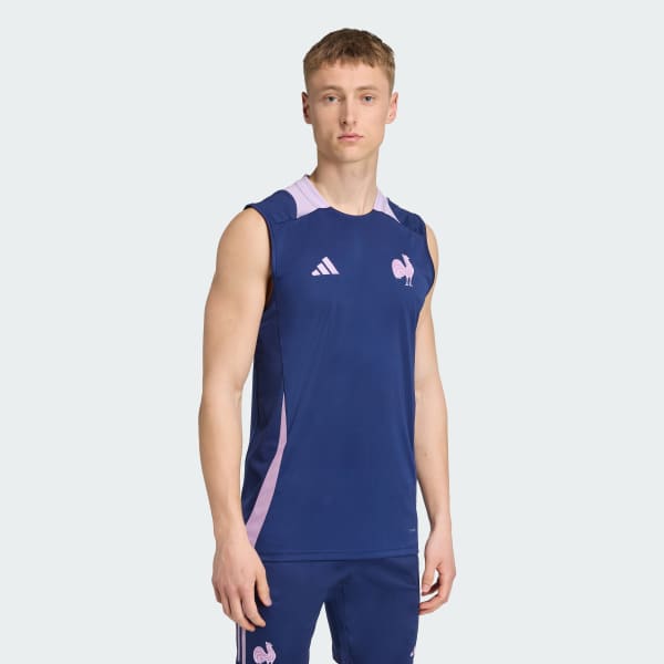 Blauw Frankrijk Singlet