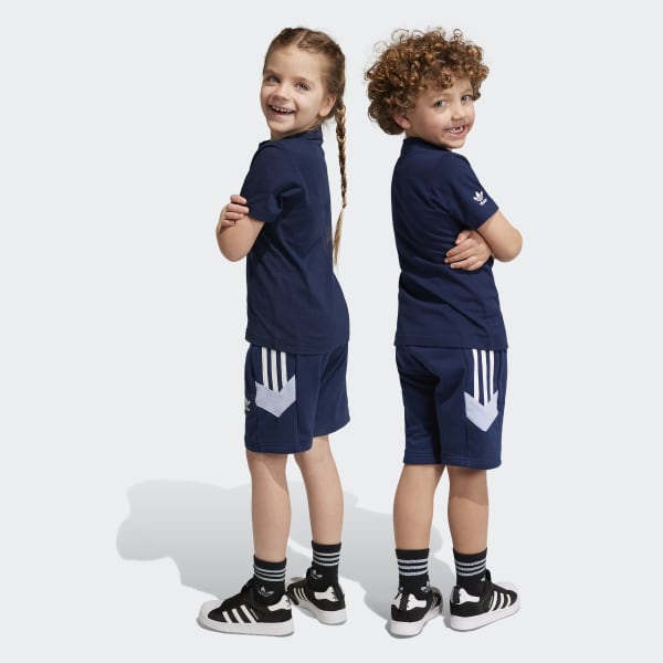 adidas Rekive Shorts and Tee Set - Blue | Kids' Lifestyle | US