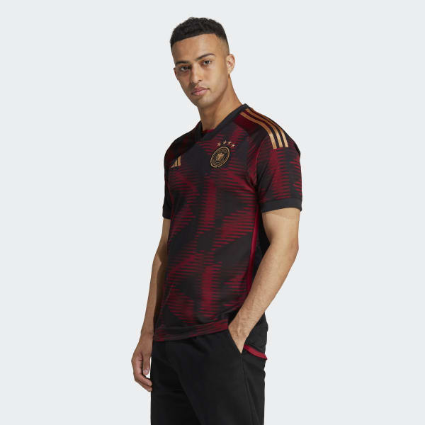 Negro Camiseta Uniforme Suplente Alemania 22