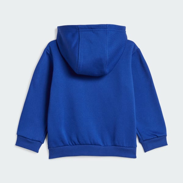 Blauw Essentials Joggingpak met Rits en Capuchon