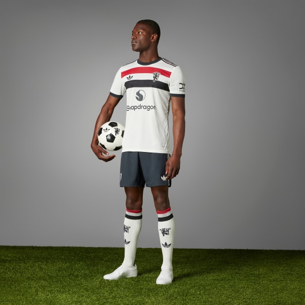 Wit Manchester United 24/25 Authentiek Derde Shirt