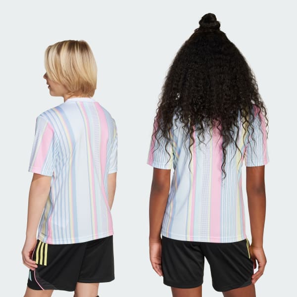Weiss Juventus Turin 25/26 Kids Pre-Match Shirt