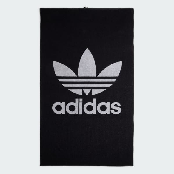 adidas Originals Towel Extra-Large - Black | Free Shipping with