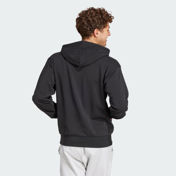 Schwarz Essentials Feelcozy French Terry Hoodie