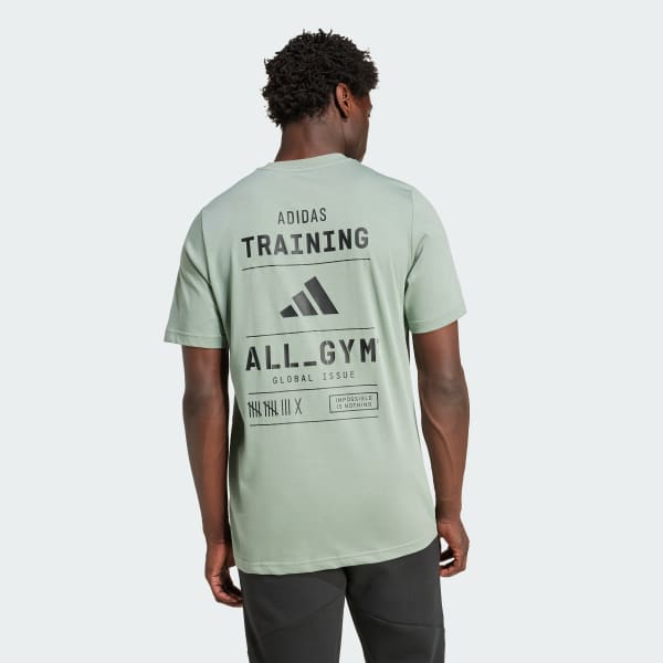 Green All-Gym Category Graphic Tee