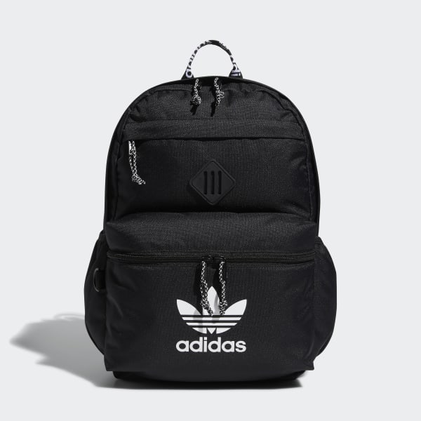 adidas Trefoil Monogram Jacquard Backpack - Black | Women's Lifestyle |  adidas US