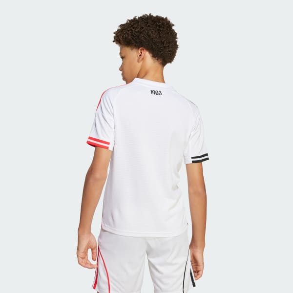 White Beşiktaş JK 25/26 Home Jersey Kids