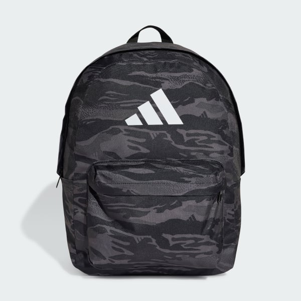 Grey Classic Graphic Backpack