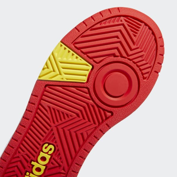 Kırmızı adidas x Marvel Super Hero Adventures Iron Man Hoops 3.0 Ayakkabı LUQ46