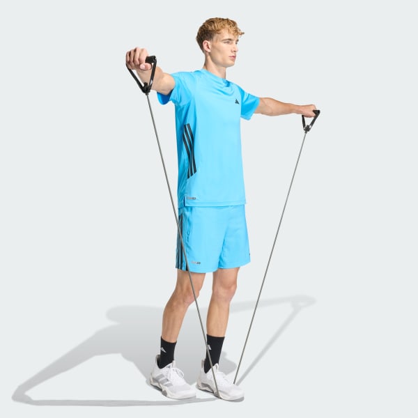 modrá ŠORTKY TECH ESSENTIALS WORKOUT 2in1