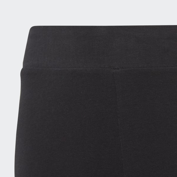 Μαύρο Essentials 3-Stripes Cotton Bike Tights