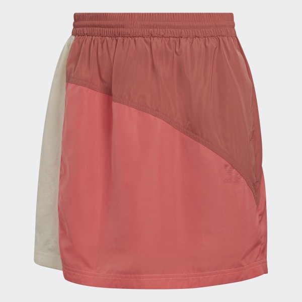 Beige Adicolor Colorblock Skirt