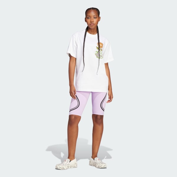 White adidas by Stella McCartney Regenerative Cotton Tee