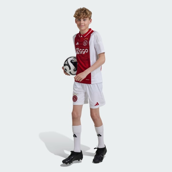 Wit Ajax Amsterdam 24/25 Thuisshirt Kids