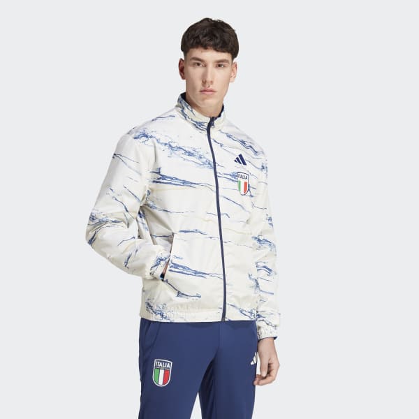 Graf Geniet Opnemen adidas Italy Anthem Jacket - Blue | Men's Soccer | adidas US