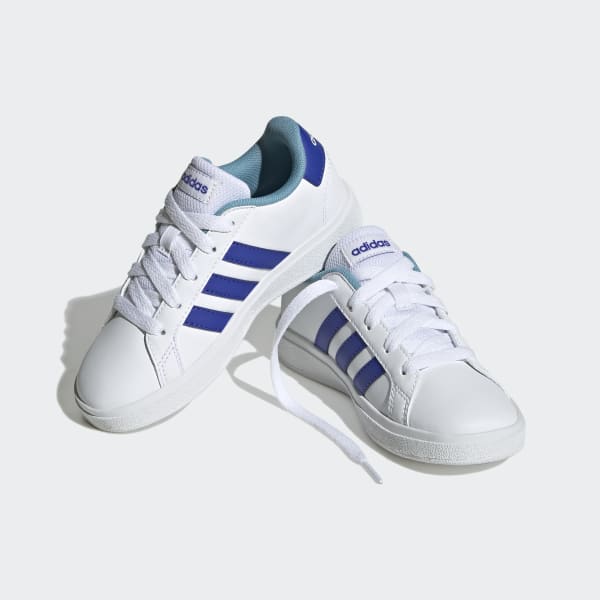 adidas Grand Court Lifestyle Tennis Lace Up Shoes White adidas Philippines