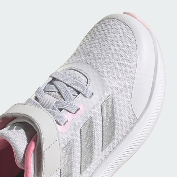 adidas RunFalcon 3.0 Elastic Lace Grey - Running US adidas | Kids\' | Strap Running Shoes Top