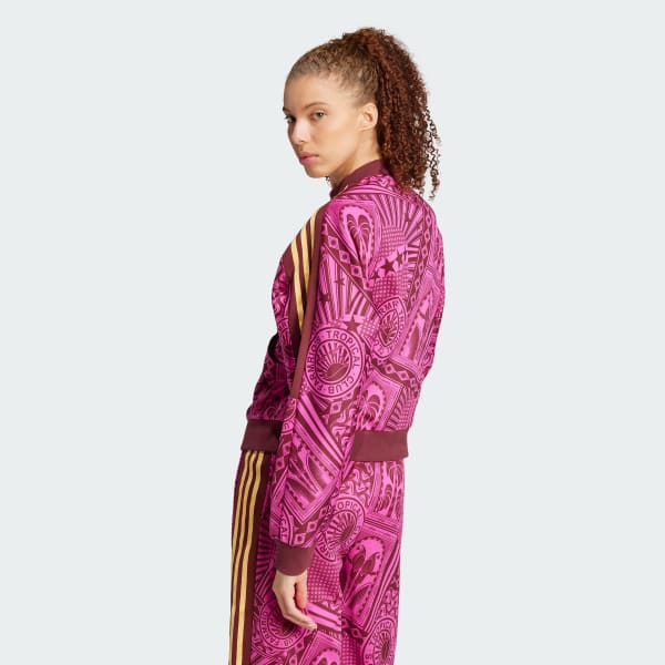 Rosado Casaca Tiro adidas x Farm