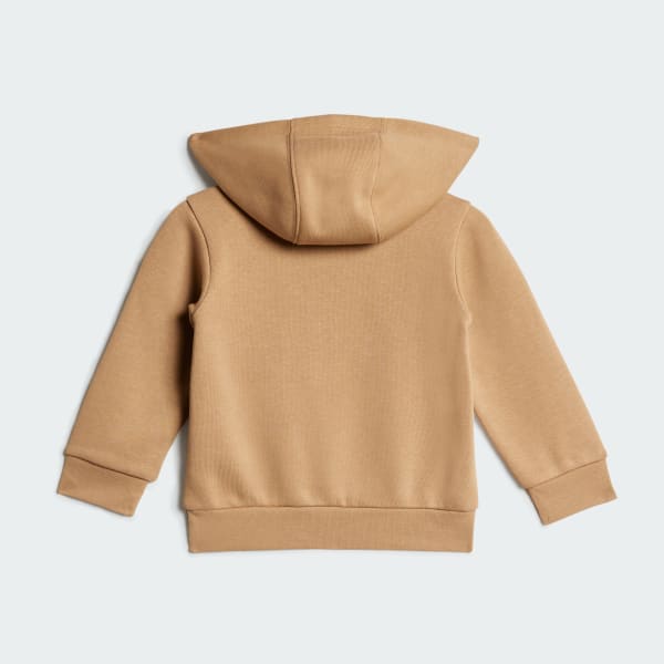 Brun Hoodie Cargo Kids sæt