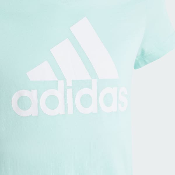 Turquesa Camiseta Algodão Essentials Big Logo