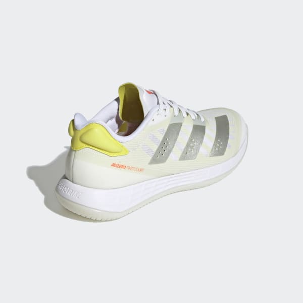White Adizero Fastcourt 1.5 Handball Shoes LGN80