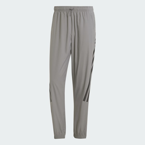 Grijs Future Icons 3-Stripes Woven Broek