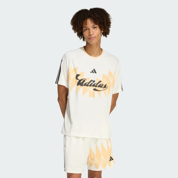 Brown HOUSE OF TIRO X COMMON GOAL JERSEY TEE