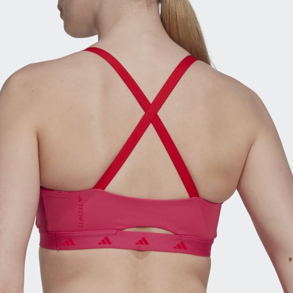 Rosa Sutiã de Sustentação Ligeira para Treino Techfit Aeroimpact D4757