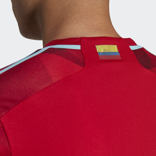 Rojo Camiseta Uniforme de Visitante Colombia 22