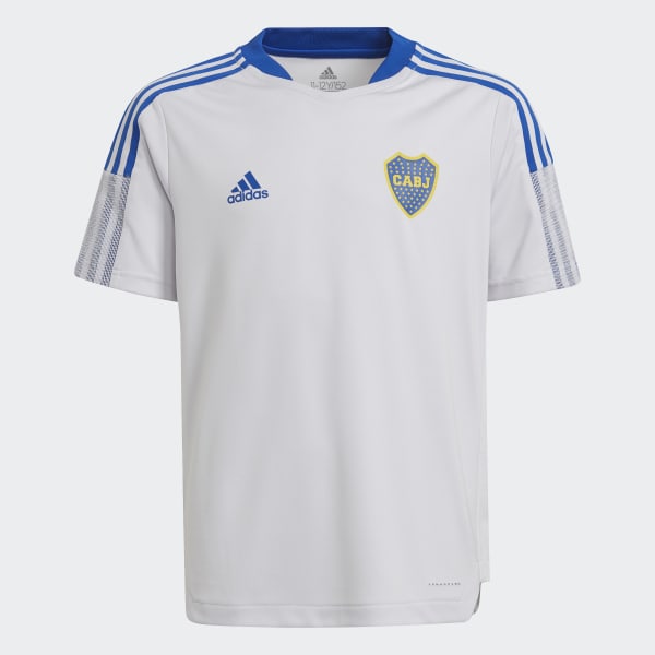 Gris Camiseta de Entrenamiento Tiro Boca Juniors
