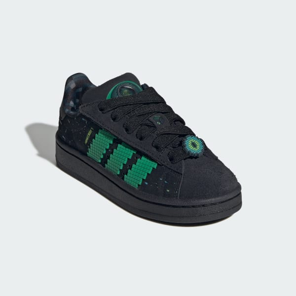 Negro ZAPATILLAS CAMPUS 00s ADIDAS MINECRAFT CON PASADORES ELÁSTICOS Y TIRA AJUSTABLE
